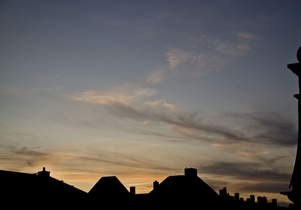 Wolkenspiel am Dresdener Himmel