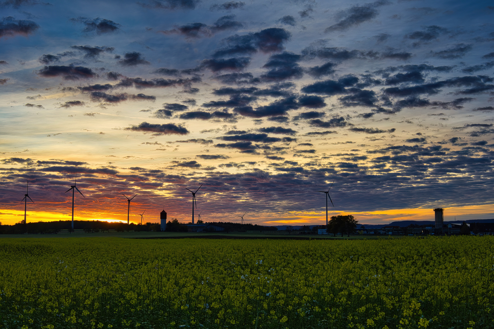 Wolkenspiel am Morgen