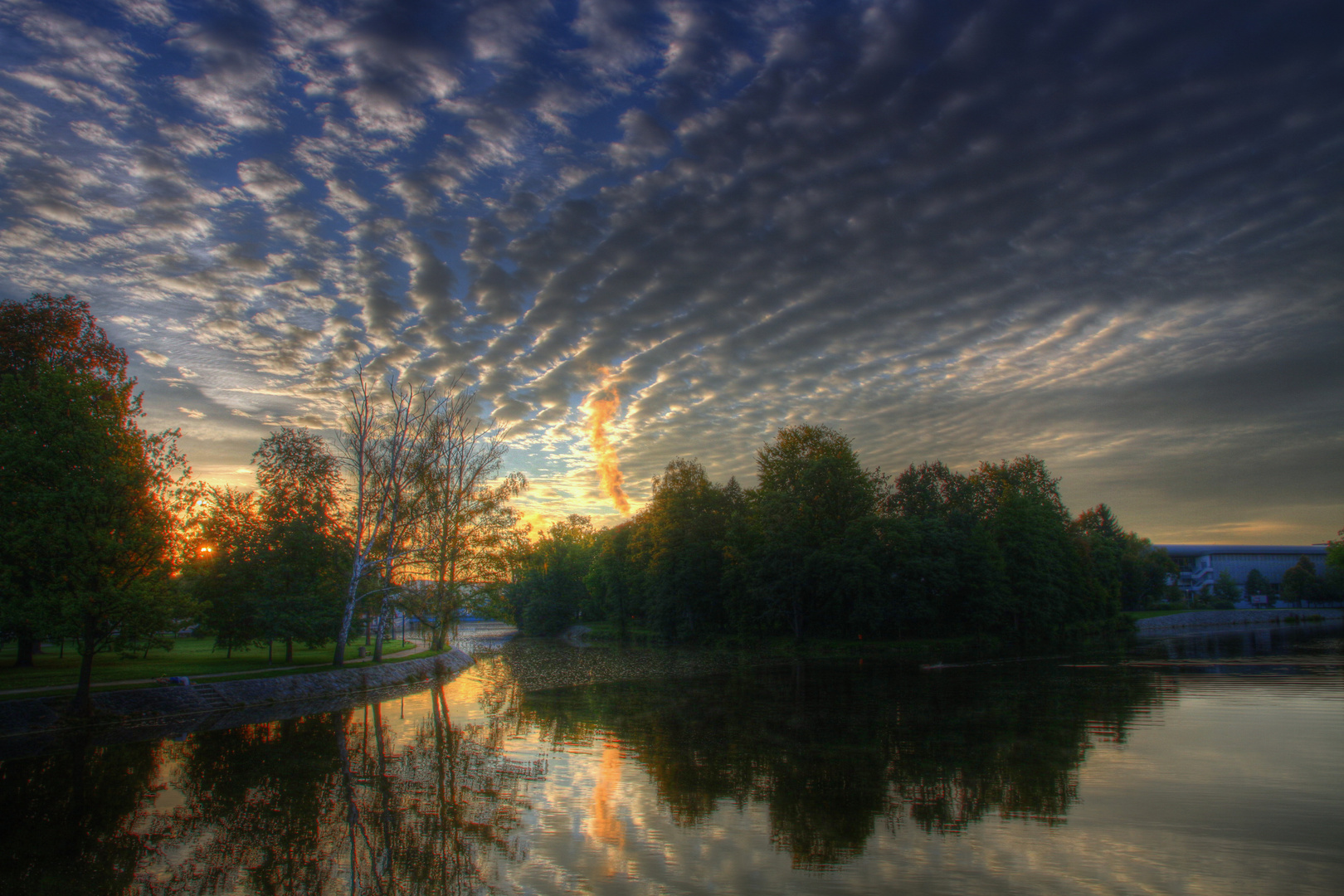 Wolkenspiel am Morgen