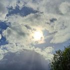 Wolkenspiel am Sonntag mit Sonne