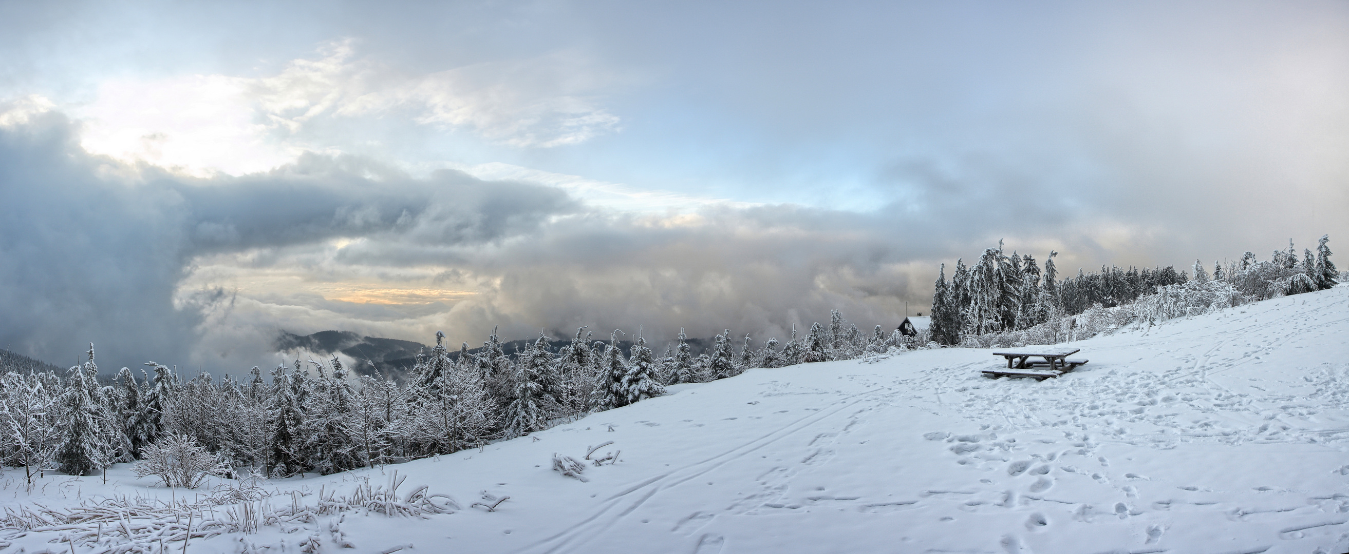 Wolkenspiel an der Hornisgrinde