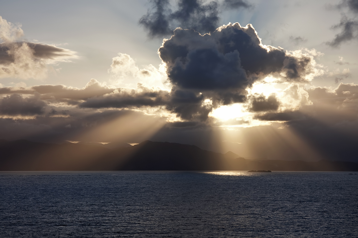 Wolkenspiel auf Haiti