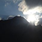 Wolkenspiel bei der Kromerspitze