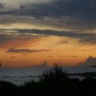 Wolkenspiel beim Sonnenuntergang