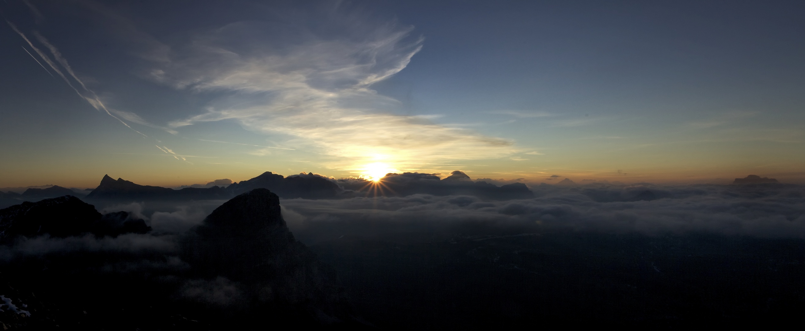 Wolkenspiel Dolomiten