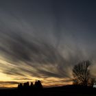 Wolkenspiel im Abendlicht