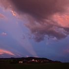 Wolkenspiel in der Dämmerung