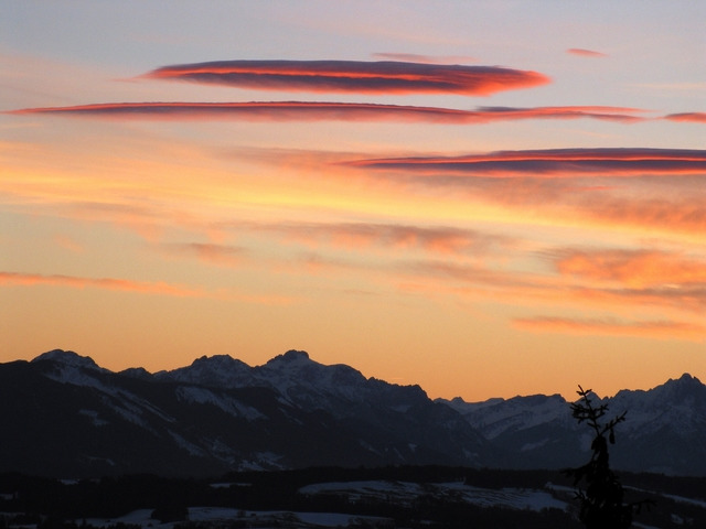 Wolkenspiel Lechtaler Alpen