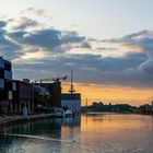 Wolkenspiel über Münster Hafen