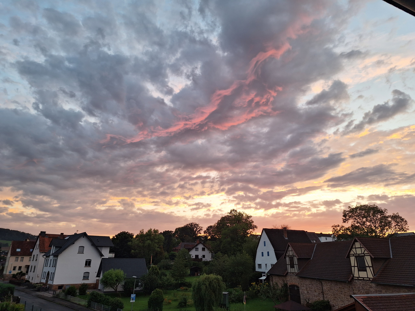 Wolkenspiel über Naumburg