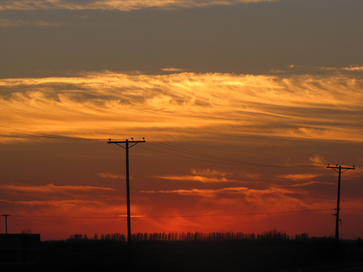 Wolkenspiele bei Sonnenaufgang