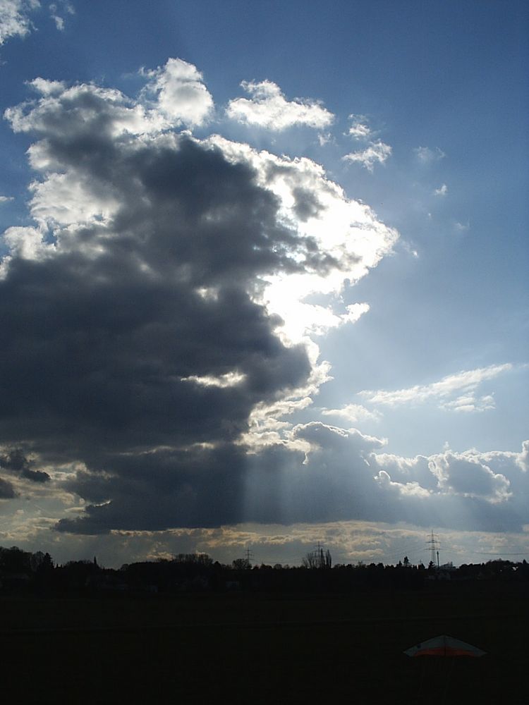 Wolkenspiele in der Schwalm