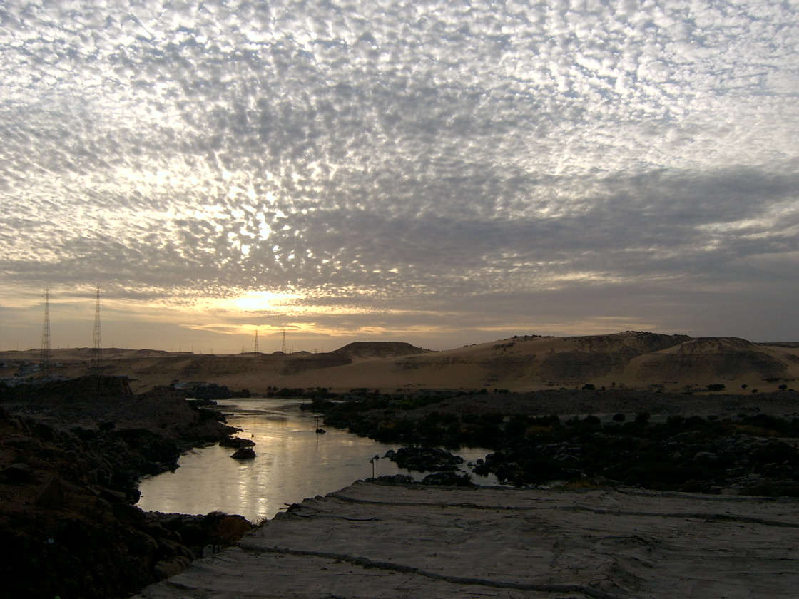 Wolkenspiele über Afrika