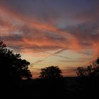 Wolkenspiele vor der Abendsonne