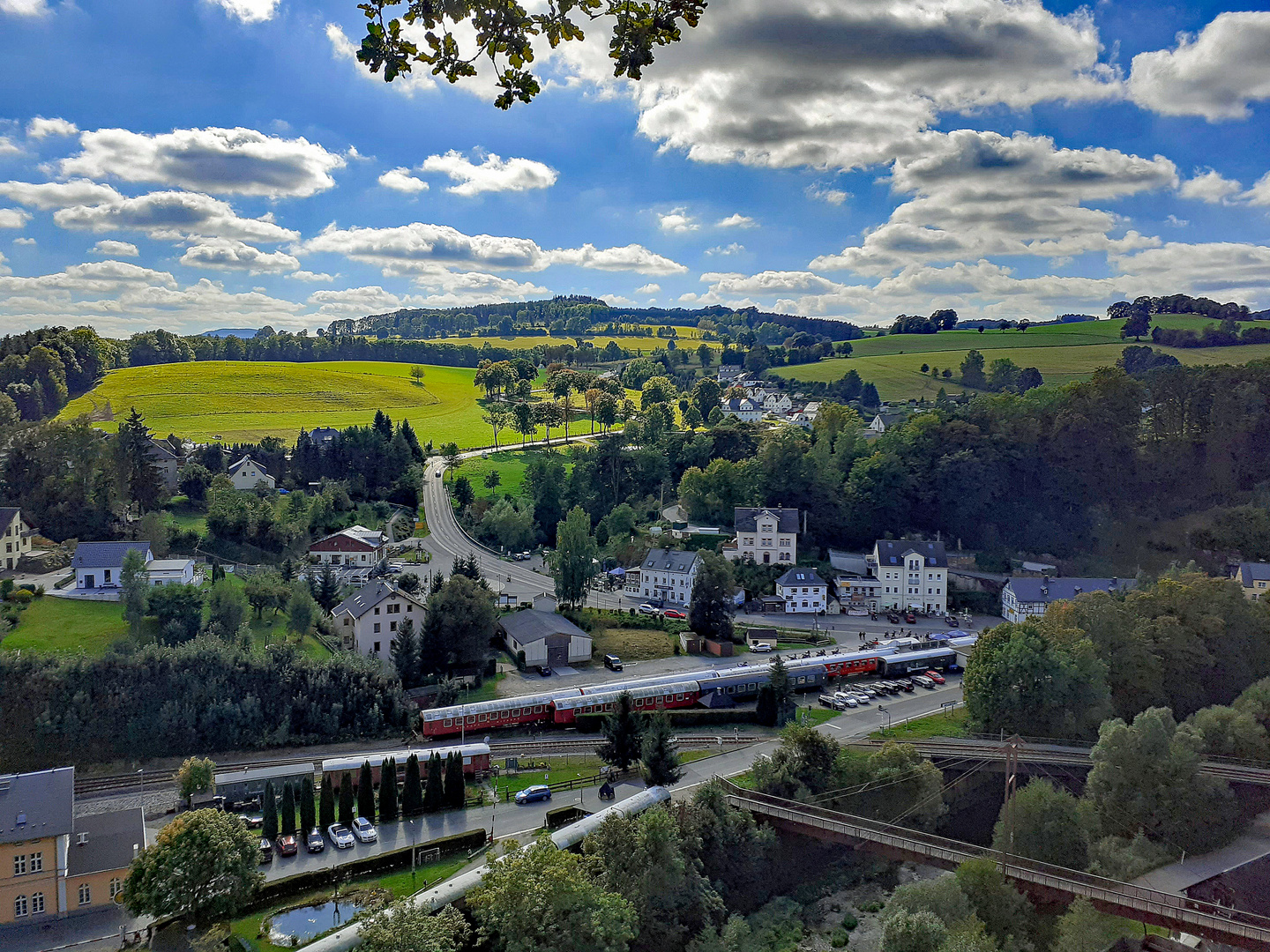 Wolkenstein mit Zughotel