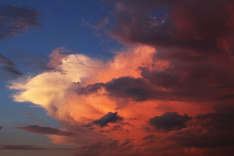 Wolkenstimmung am Abend