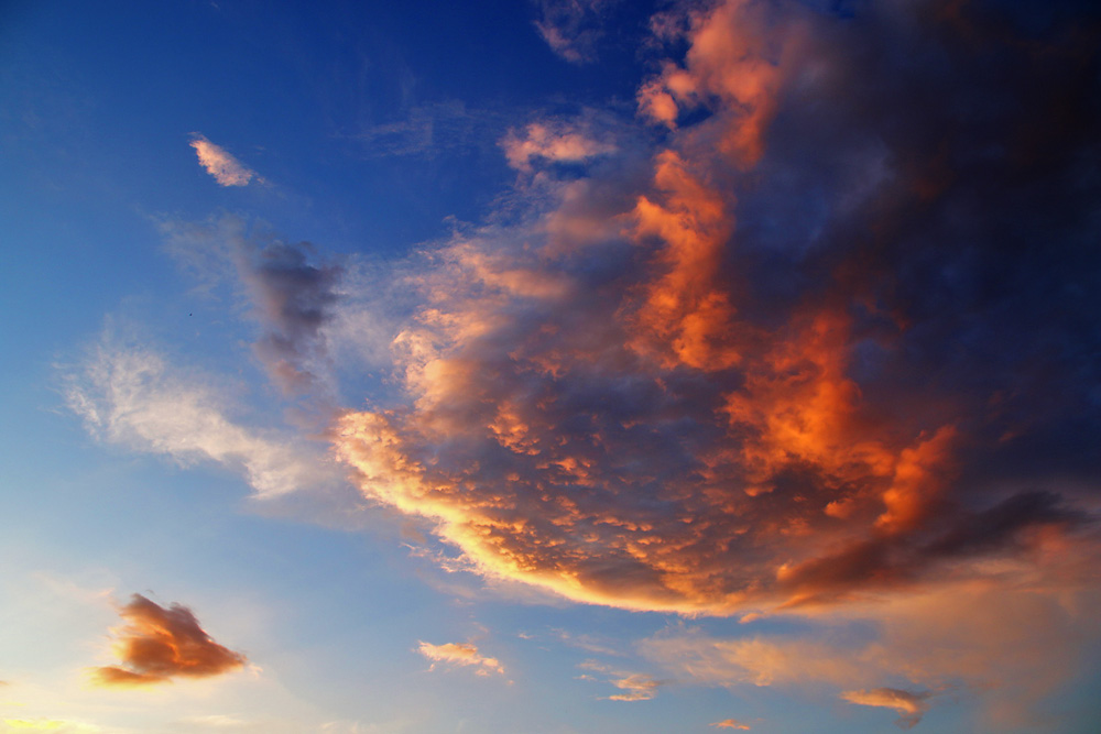 Wolkenstimmung am Abend