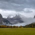 Wolkenstimmung am Ahornboden