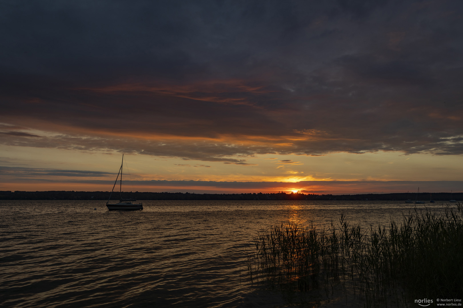 Wolkenstimmung am Ammersee