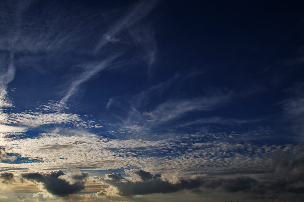 Wolkenstimmung am Federsee