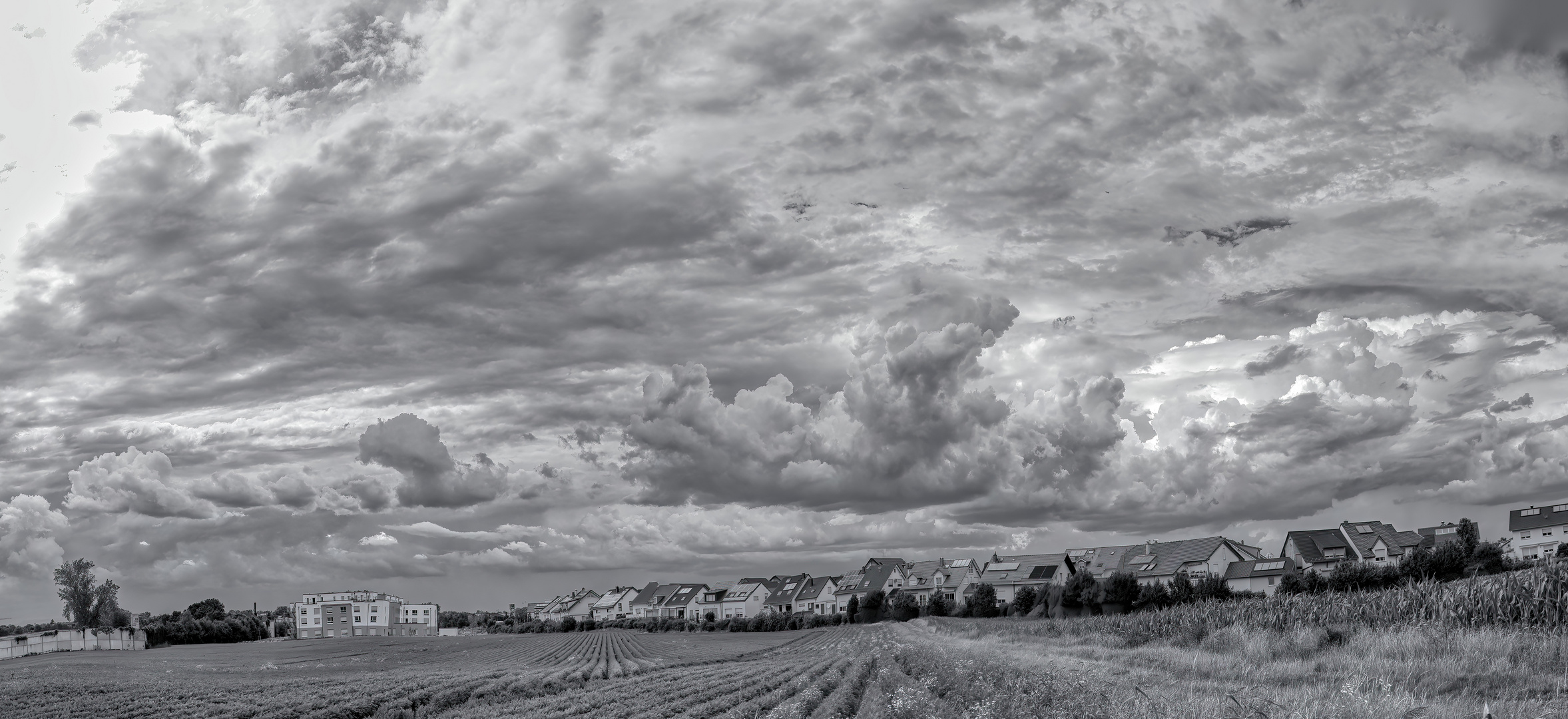 Wolkenstimmung am Feld