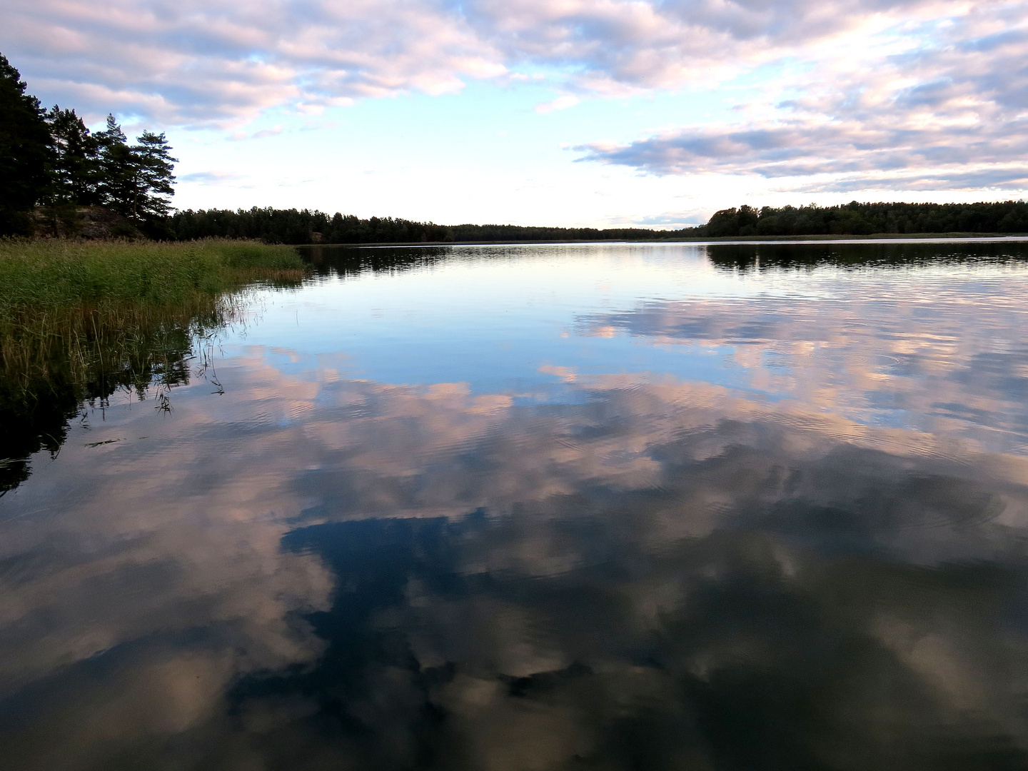 Wolkenstimmung am Fjord................