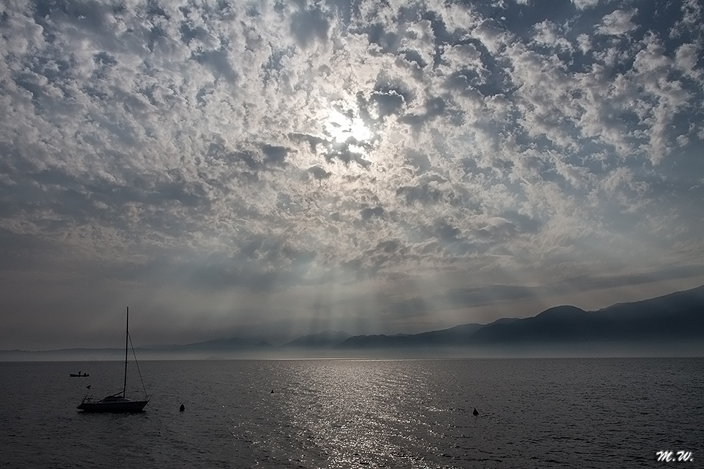 Wolkenstimmung am Gardasee