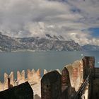 Wolkenstimmung am Gardasee, Blick vom...