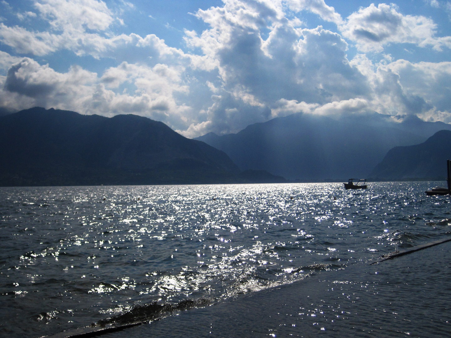 Wolkenstimmung am Lago Maggiore