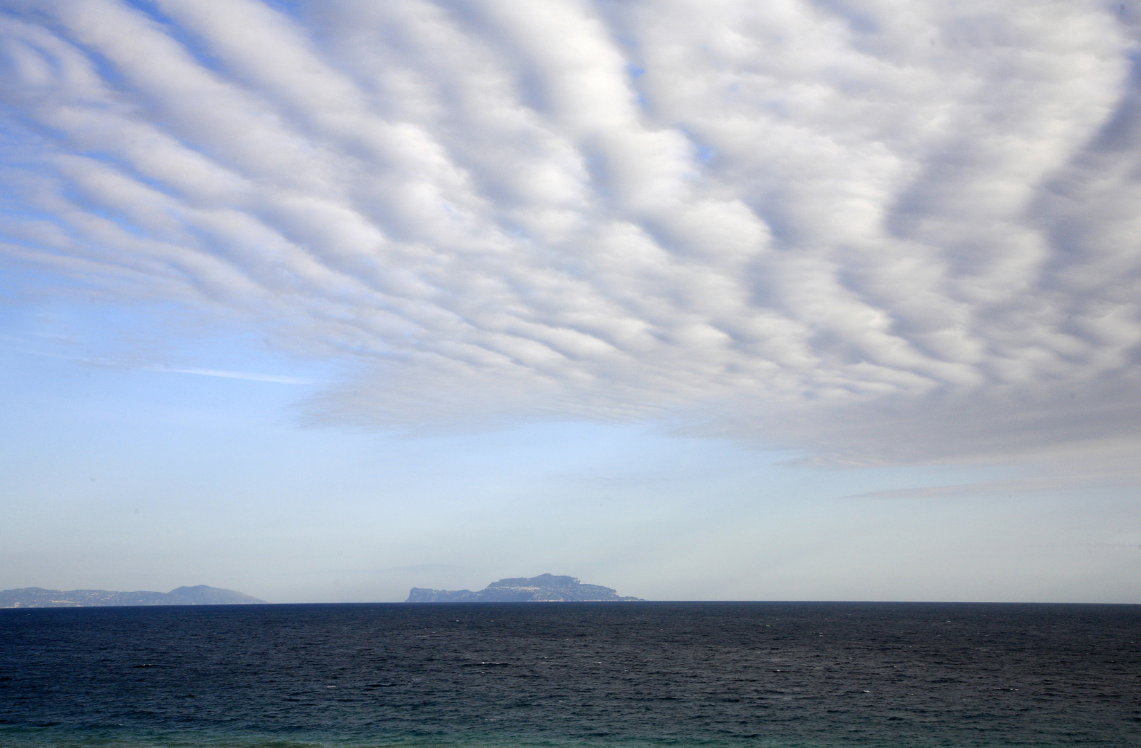 Wolkenstimmung am Marrontistrand auf Ischia