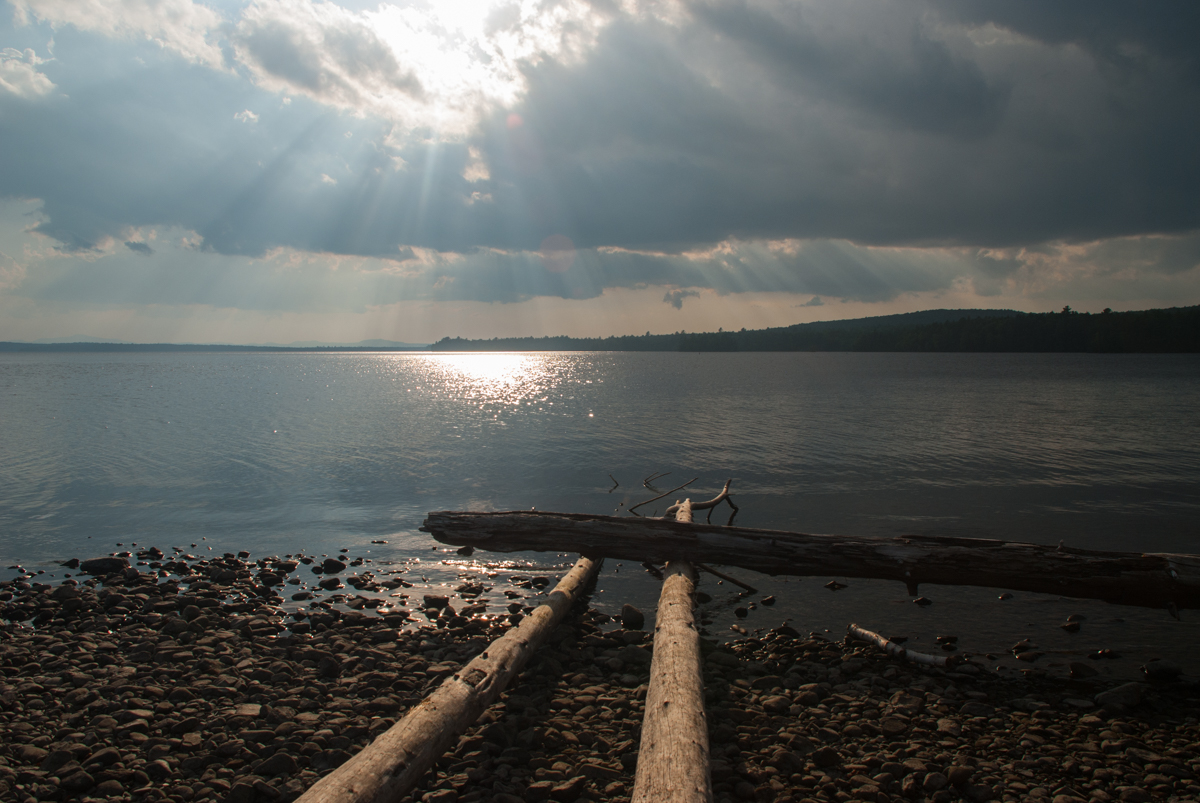 Wolkenstimmung am Moosehead Lake