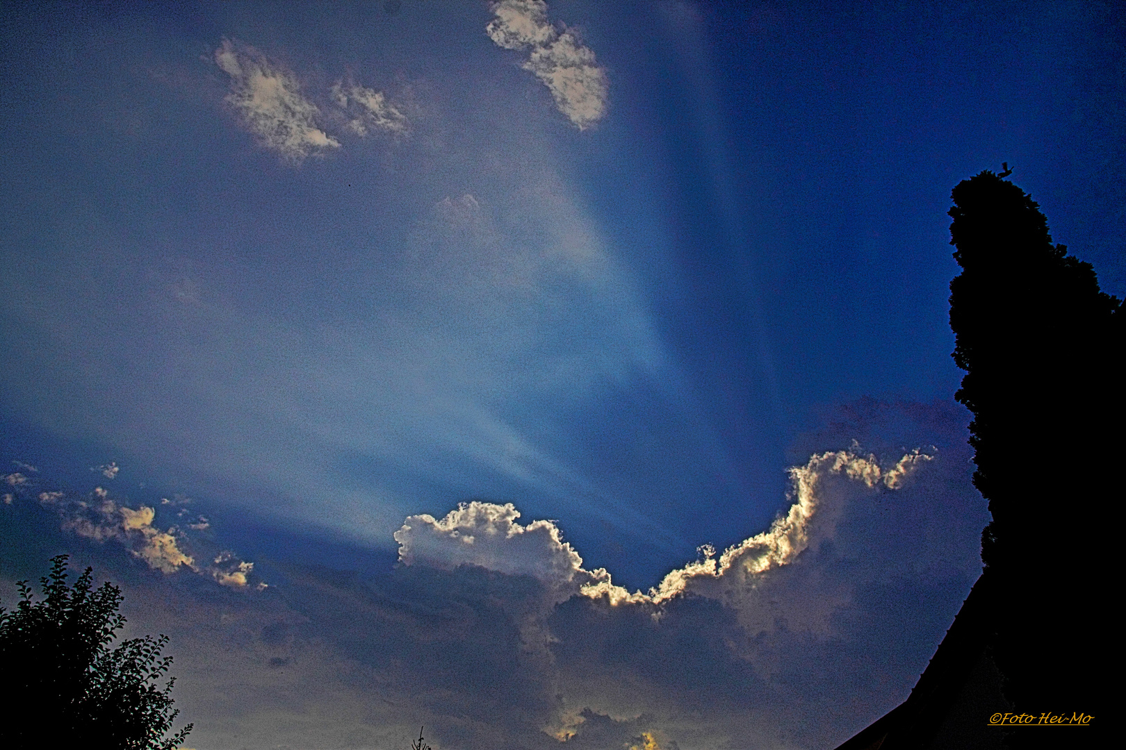 Wolkenstimmung an einem Sommernachmittag