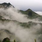 Wolkenstimmung auf Flores