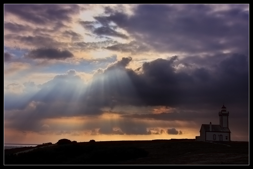 Wolkenstimmung bei Bell'Ille.