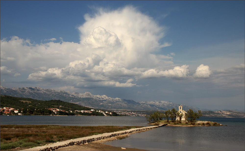 "Wolkenstimmung bei Novigrad (Kroatien)"