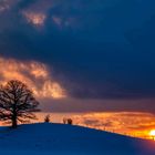 Wolkenstimmung bei Sonnenuntergang