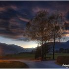 Wolkenstimmung bei Sonnenuntergang