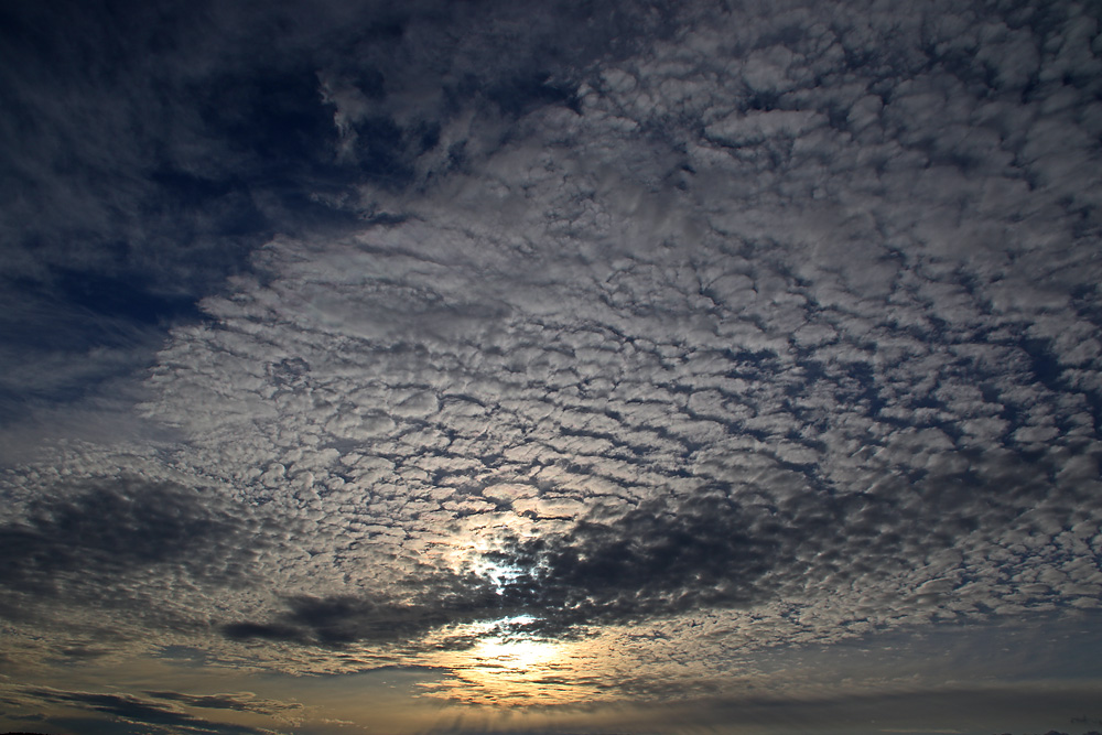 Wolkenstimmung gegen Abend