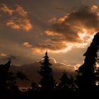 Wolkenstimmung heute um 20:00 Uhr