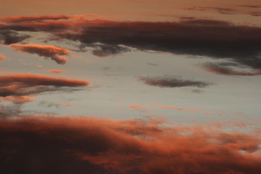 Wolkenstimmung im Herbst