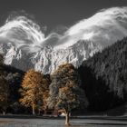 Wolkenstimmung über dem Dachstein