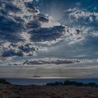 Wolkenstimmung über dem Golf von Messara