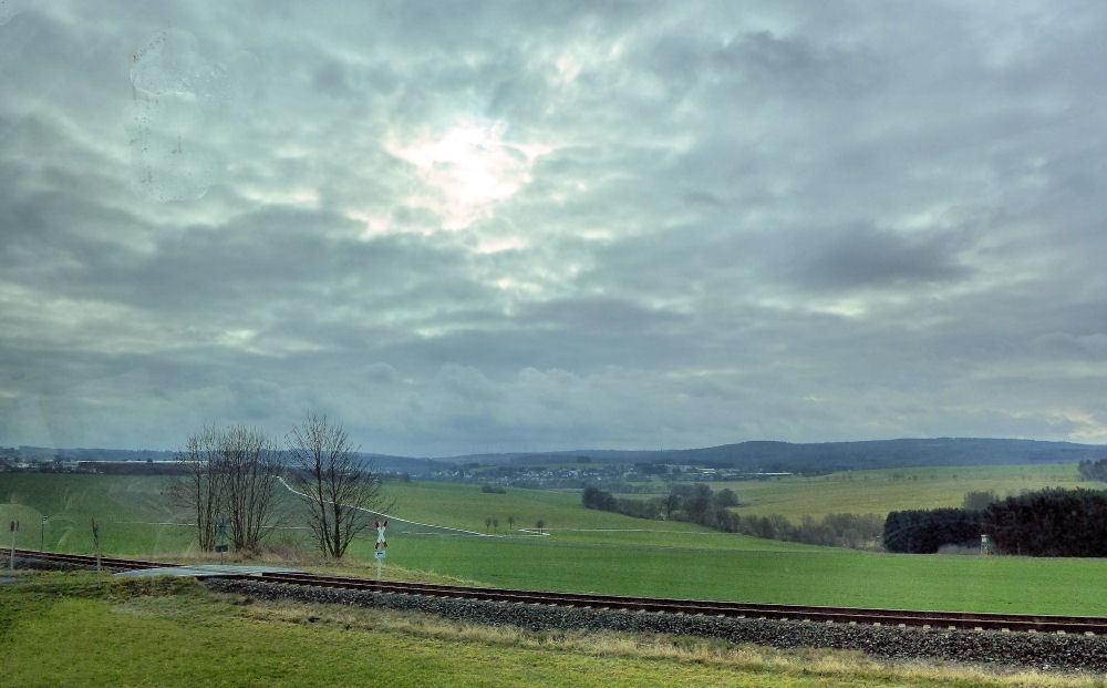 Wolkenstimmung über dem Westerwald