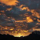 ...Wolkenstimmung über den Schweizer Alpen