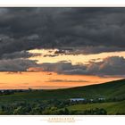 Wolkenstimmung über den Weinbergen