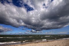 Wolkenstimmung über der Ostsee