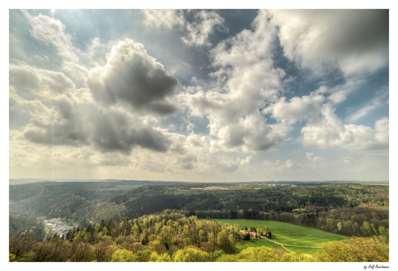 Wolkenstimmung über der Sächsischen Schweiz