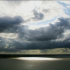 Wolkenstimmung über der Weser ... das zweite