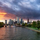 Wolkenstimmung über Frankfurt