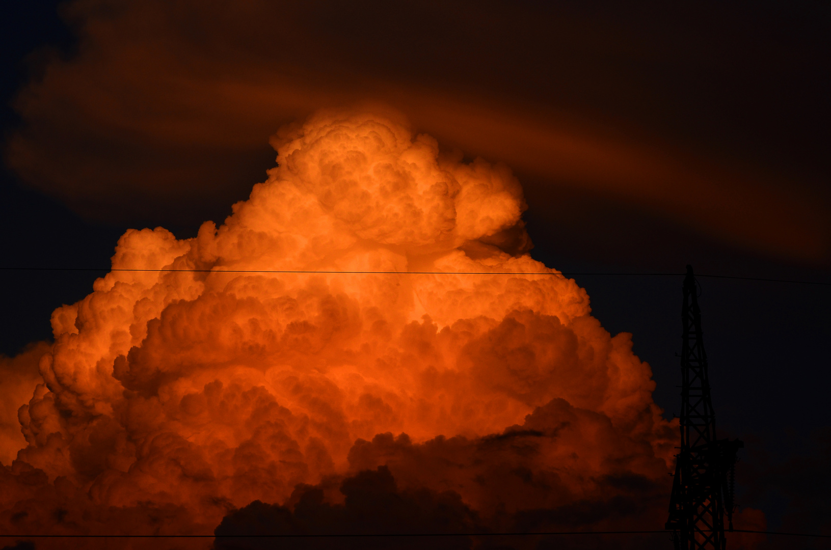 Wolkenstimmung vor dem Gewitter